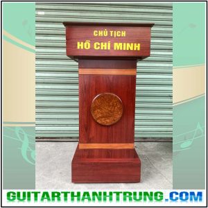 Bục đặt tượng Bác Hồ gỗ công nghiệp