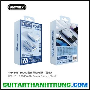 Pin Dự Phòng Remax 10.000mah RPP-101 Kèm Dây Sạc